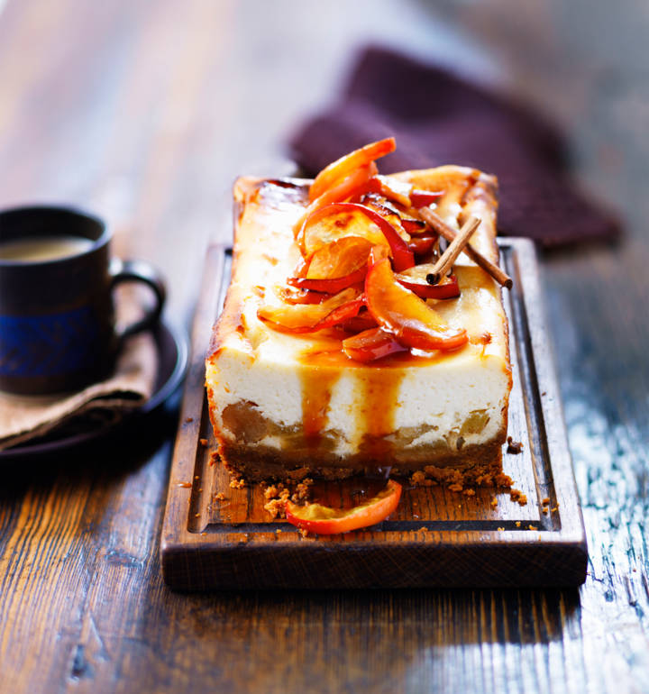 Jo Wheatley's toffee apple cheesecake Sainsbury`s Magazine